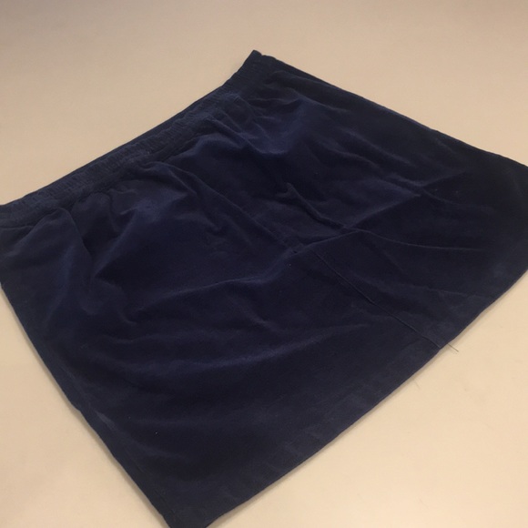 Corduroy Navy Skirt XL - Picture 2 of 4